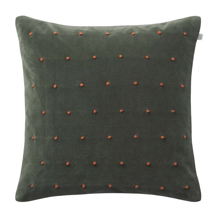 Roma putetrekk 50 x 50 cm - Forest green-terracotta - Chhatwal & Jonsson