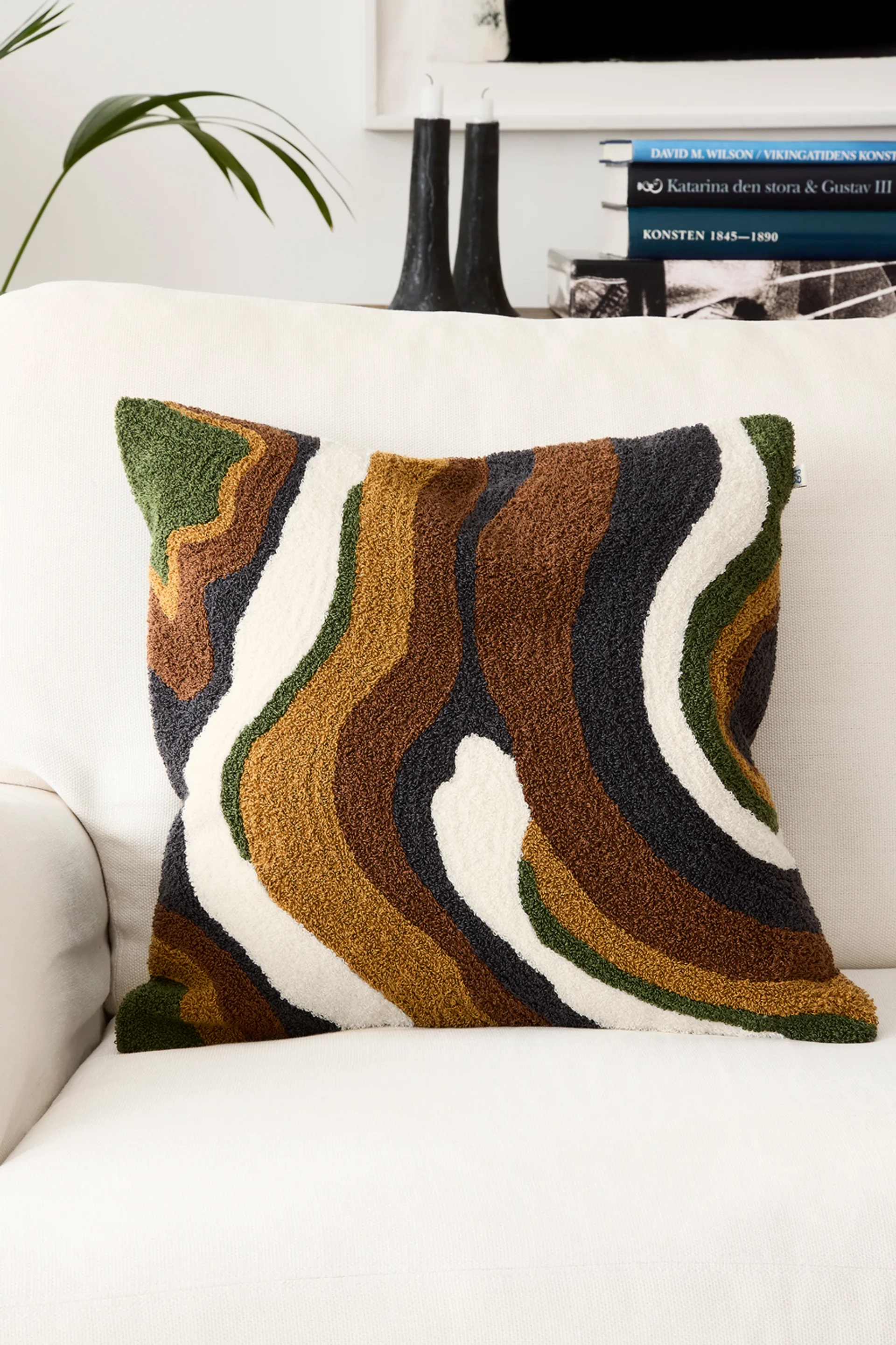 Sagar putetrekk 50 x 50 cm, Cognac-masala Chhatwal & Jonsson