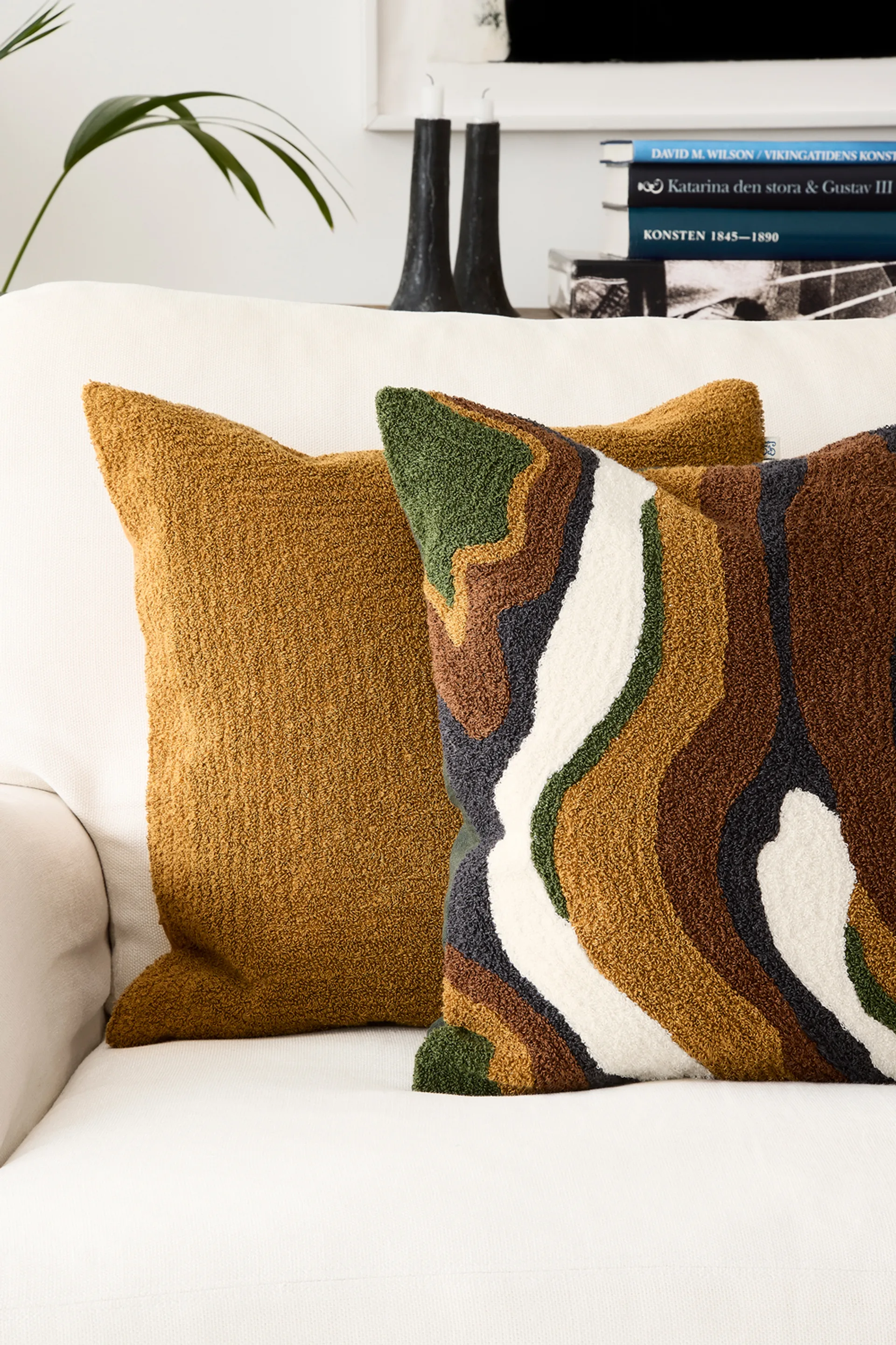 Sagar putetrekk 50 x 50 cm, Cognac-masala Chhatwal & Jonsson