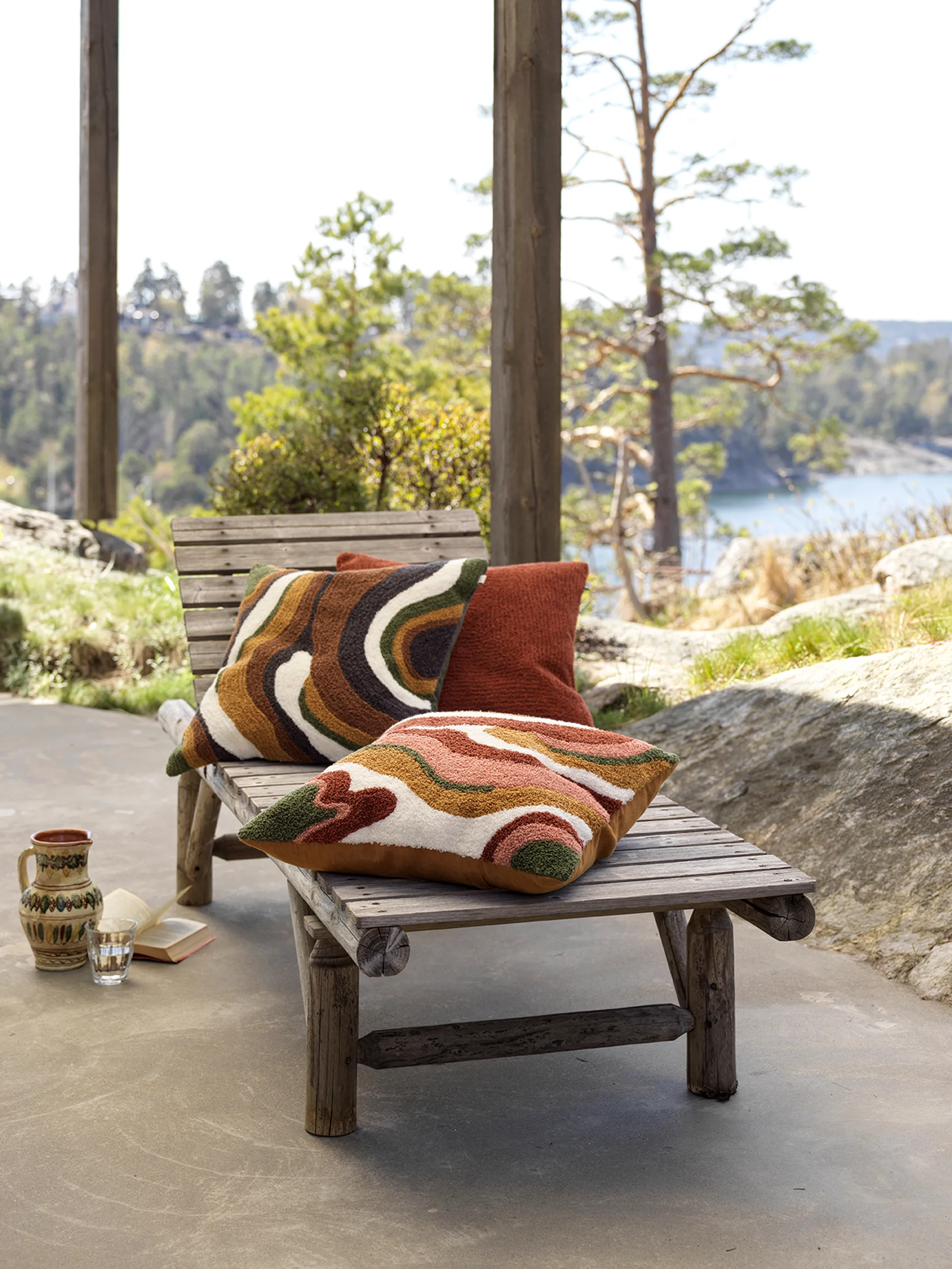 Sagar putetrekk 50 x 50 cm, Cognac-masala Chhatwal & Jonsson