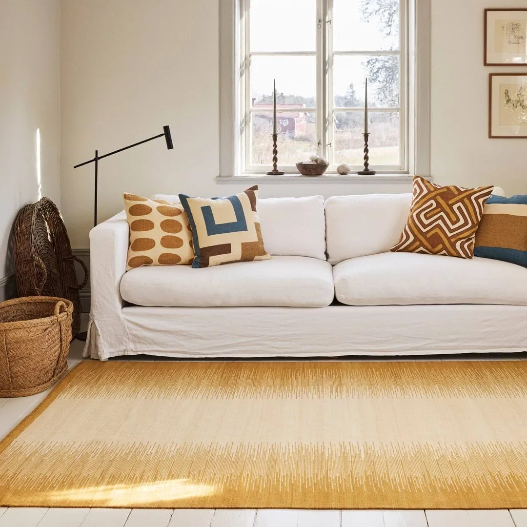 Tapti ullteppe, Masala Yellow-Off White, 320x230 cm Chhatwal & Jonsson