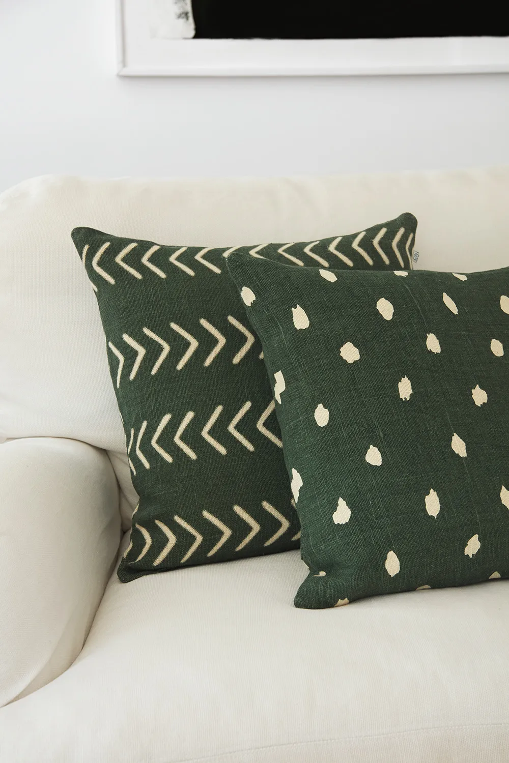 Yash reverse putetrekk 50 x 50 cm, Green base Chhatwal & Jonsson