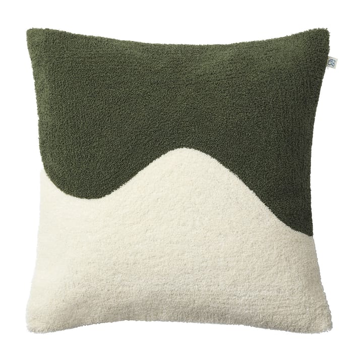 Yogi putetrekk 50 x 50 cm - Cactus green-off white - Chhatwal & Jonsson