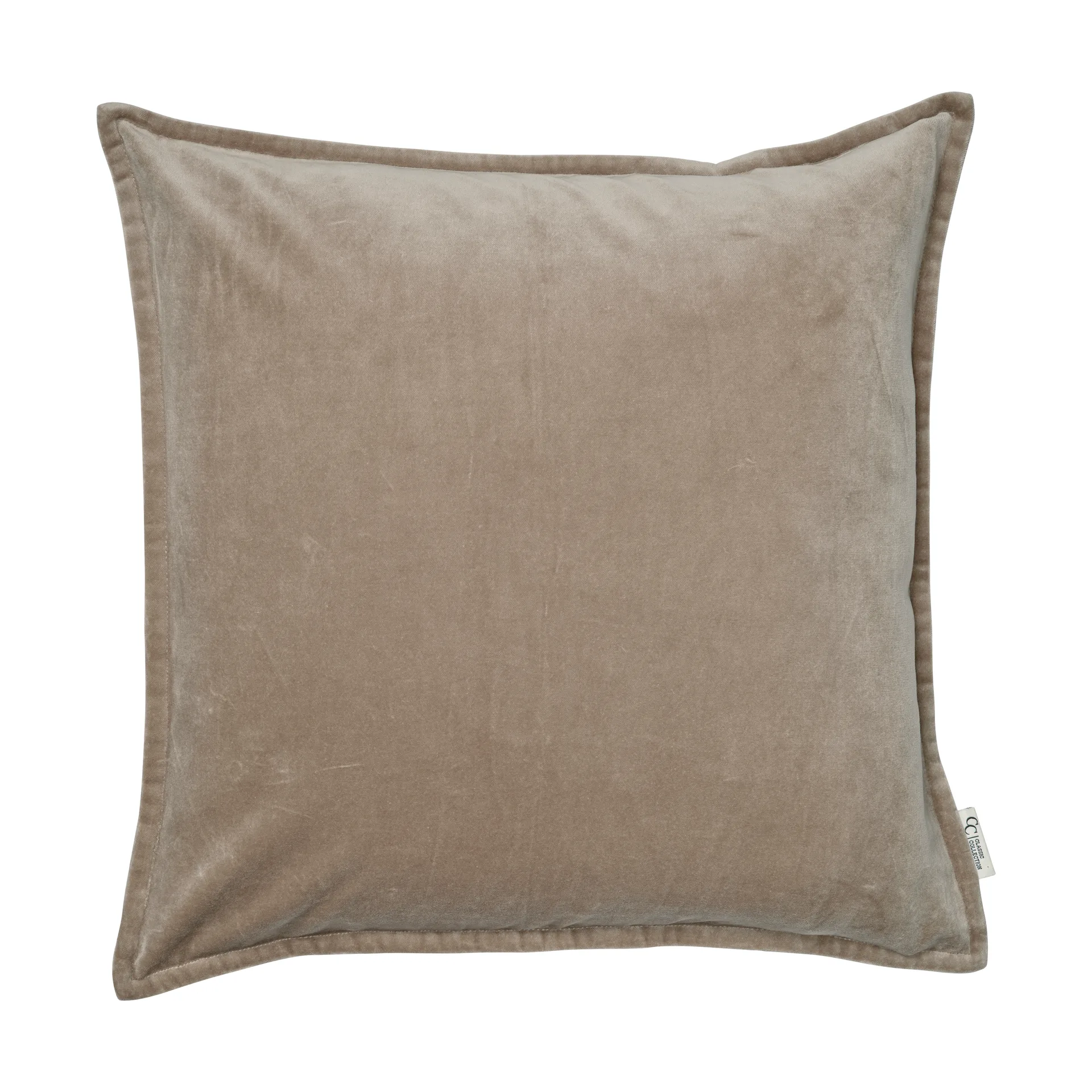 Classic Velvet putetrekk 50x50 cm, Beige Classic Collection