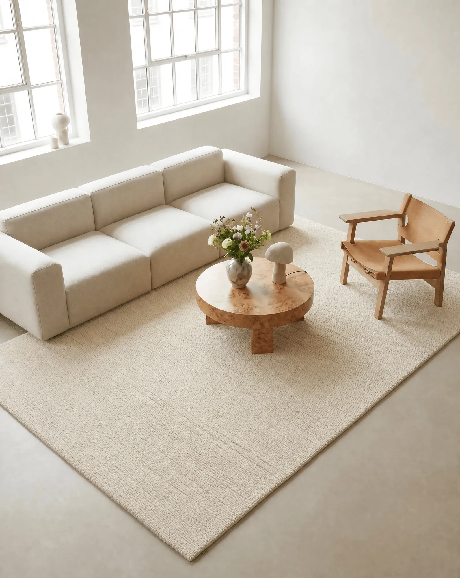 Dune ullteppe, Ivory, 200x300 cm Classic Collection
