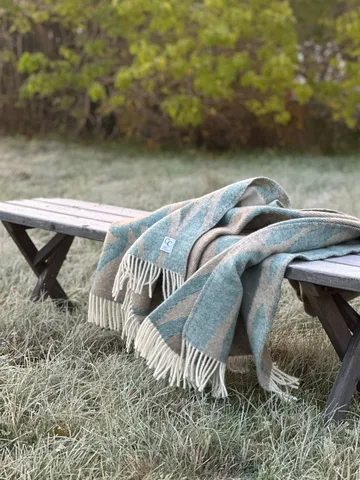 Folia pledd 130x180 cm - Teal - Classic Collection