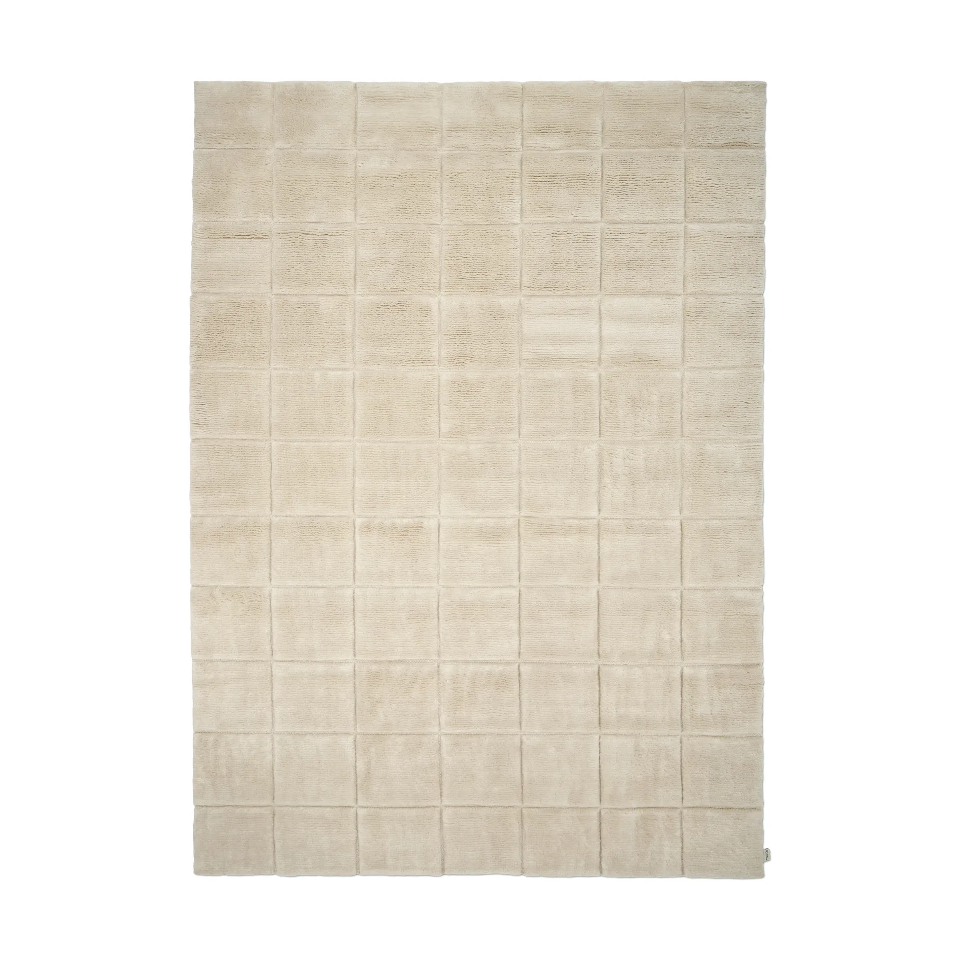 Grid teppe, Ivory, 250x350 cm Classic Collection
