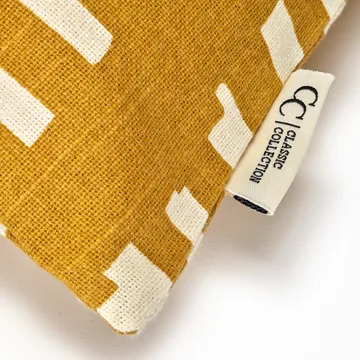 Ikat Block putetrekk 50x50 cm - Yellow - Classic Collection