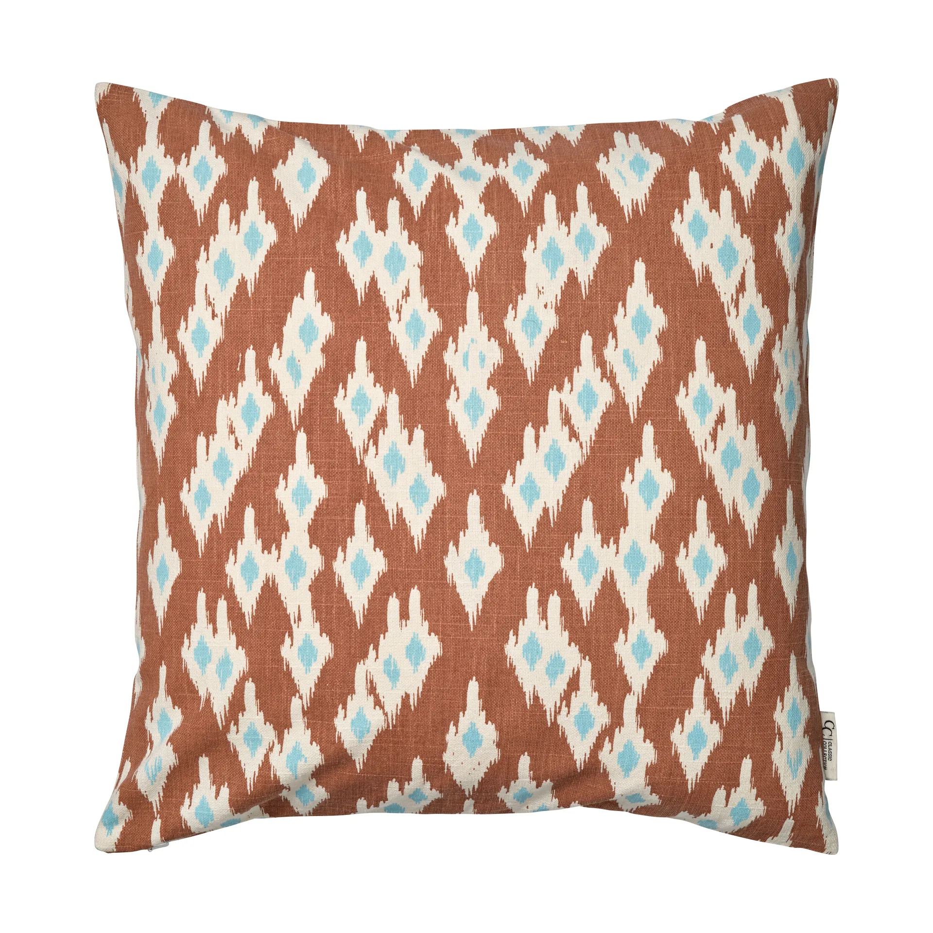 Ikat Diamond putetrekk 50x50 cm, Mocha Classic Collection