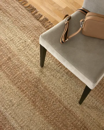Jute Stripes teppe - Natural jute, 200x300 cm - Classic Collection
