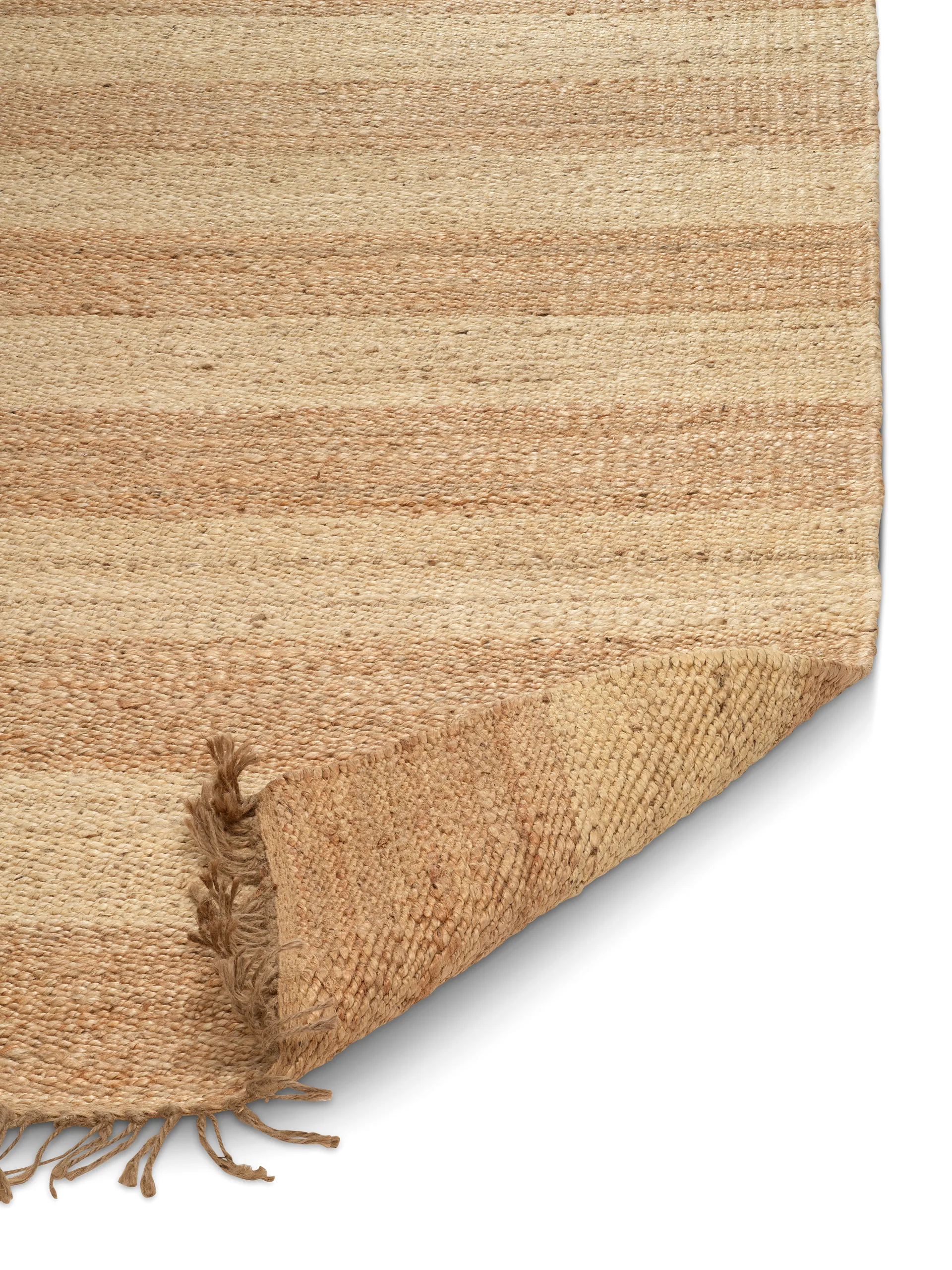 Jute Stripes teppe, Natural jute, 200x300 cm Classic Collection