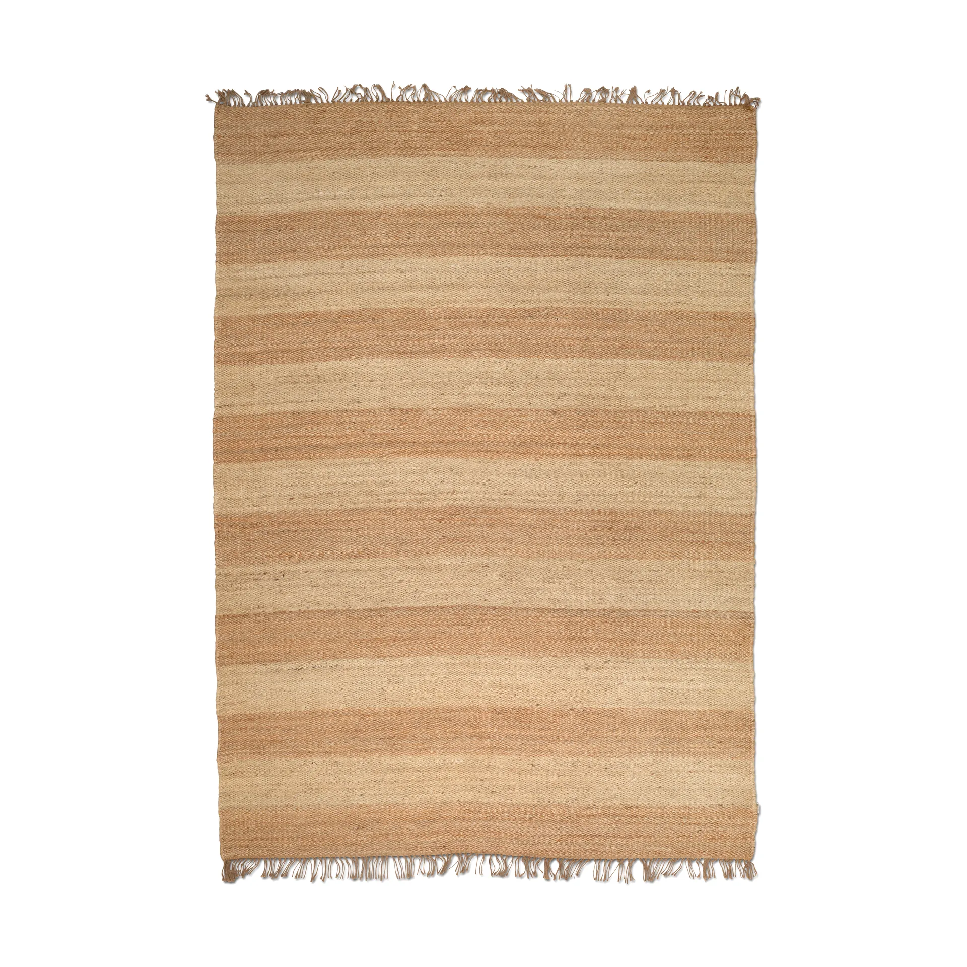 Jute Stripes teppe, Natural jute, 250x350 cm Classic Collection