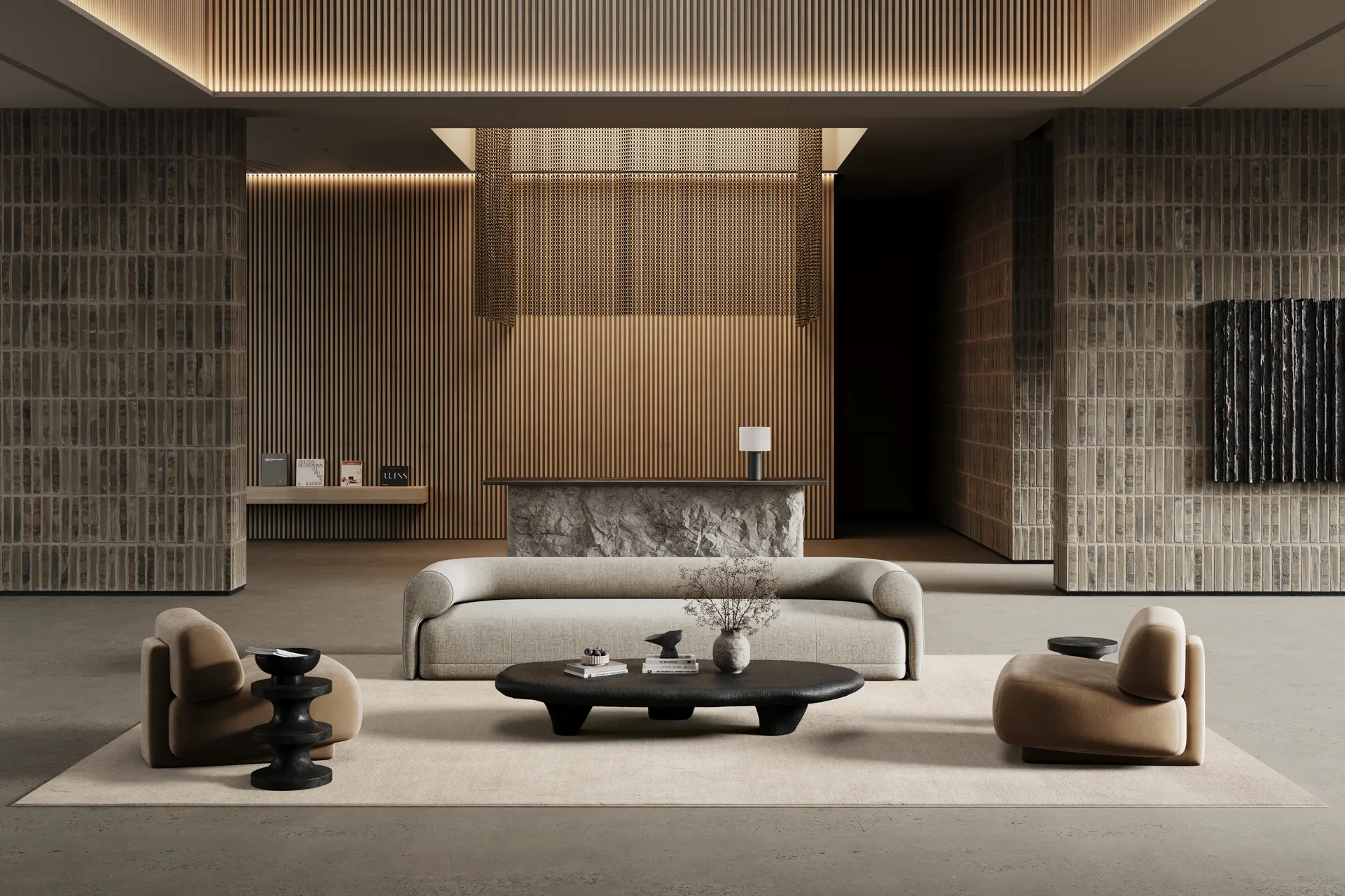 Lobby teppe, Off-white, 140x200 cm Classic Collection