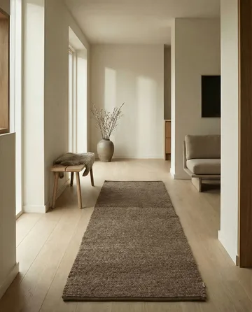 Merino løper - Brun, 80x200 cm - Classic Collection