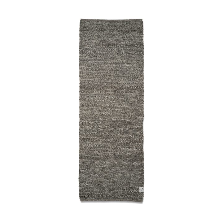 Merino ullteppe 80x250 cm - Grå - Classic Collection