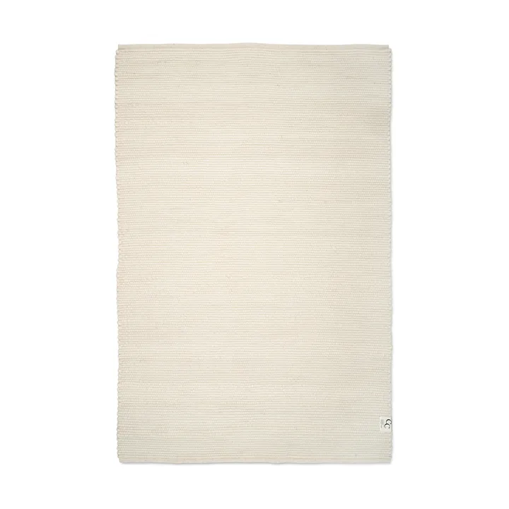 Merino ullteppe - Hvit, 140 x 200 cm - Classic Collection