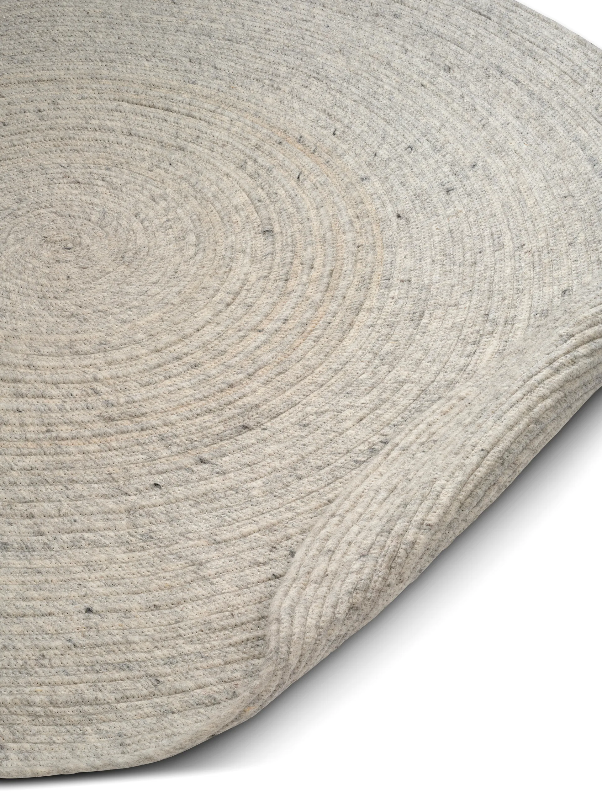 Merino ullteppe rund Ø240 cm, Concrete Classic Collection