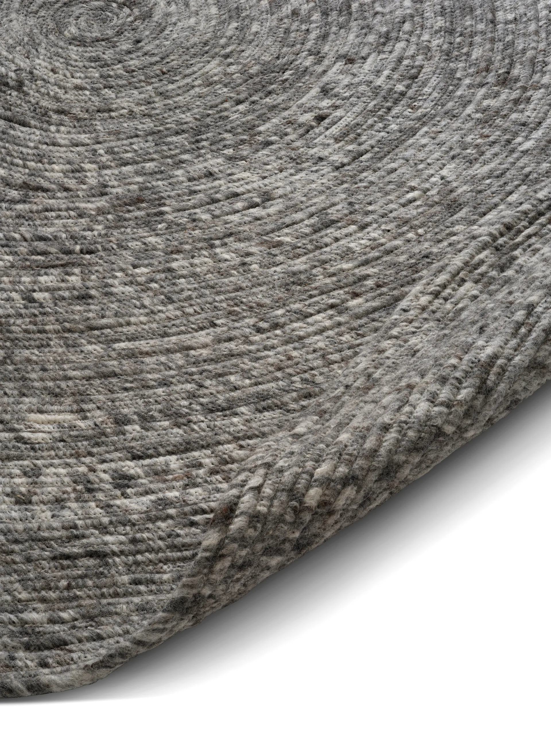 Merino ullteppe rund Ø240 cm, Grey Classic Collection
