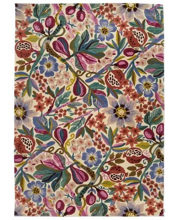 Pomegranate teppe - Hvit-multi, 250x350 cm - Classic Collection