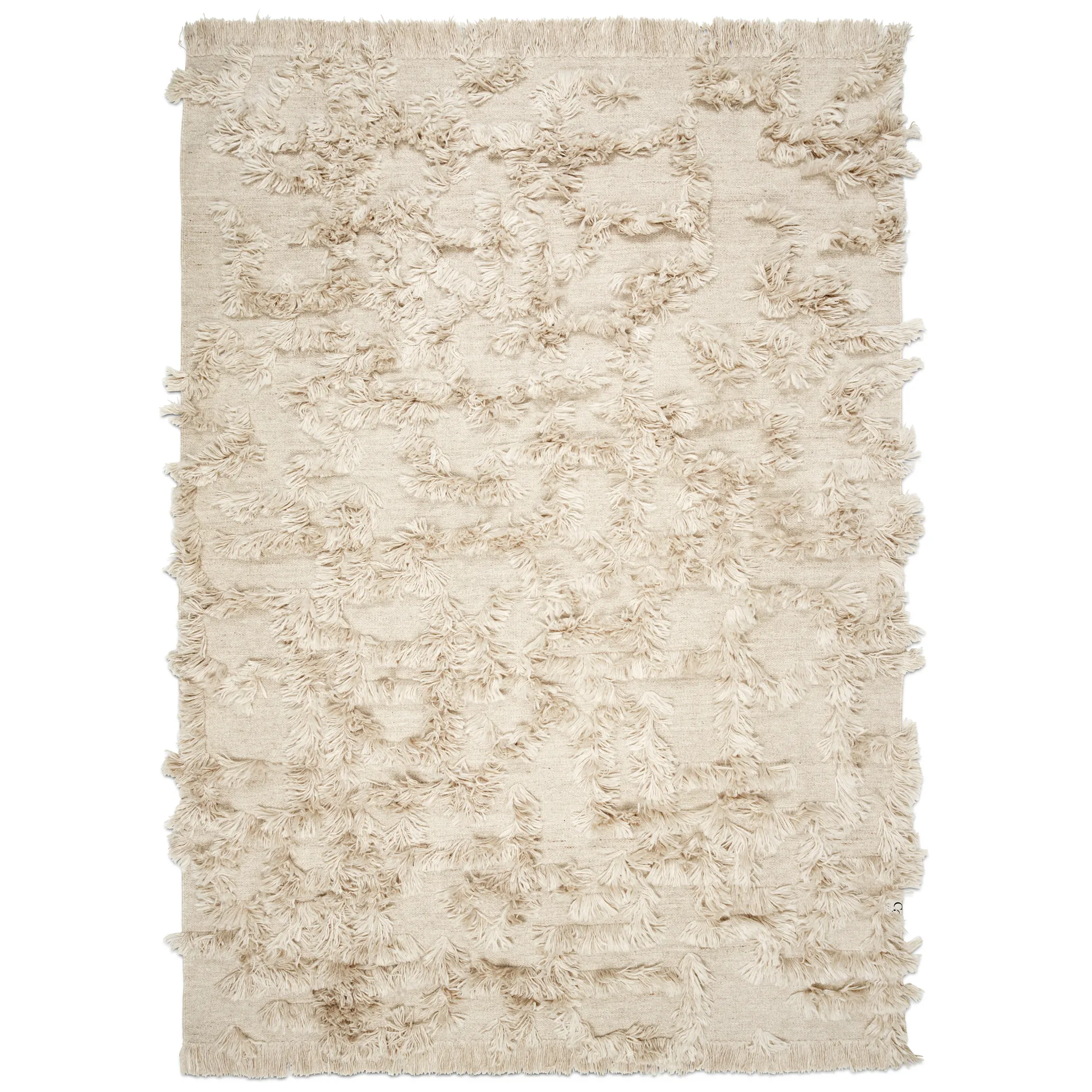 Rio ullteppe 170x230 cm, Beige Classic Collection