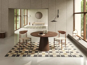 Rutvik teppe - Blå, 250x350 cm - Classic Collection