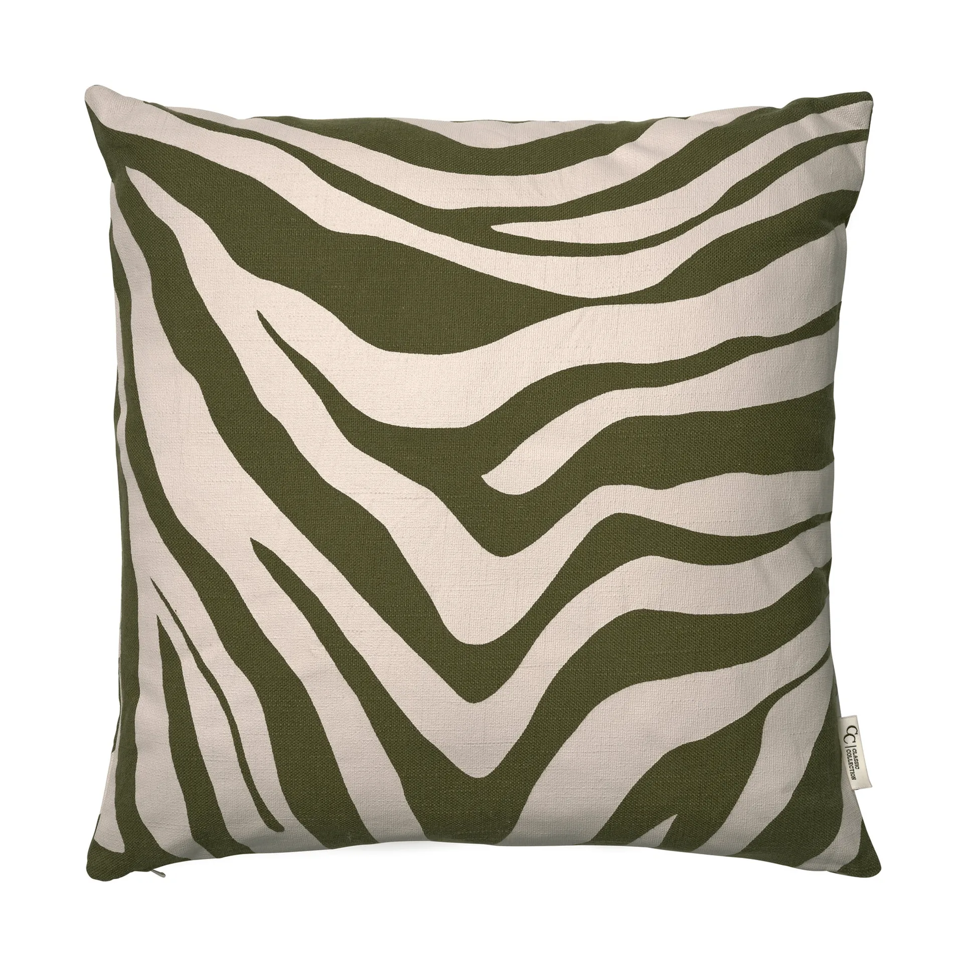 Savannah putetrekk, Green-off white, 50x50 cm Classic Collection