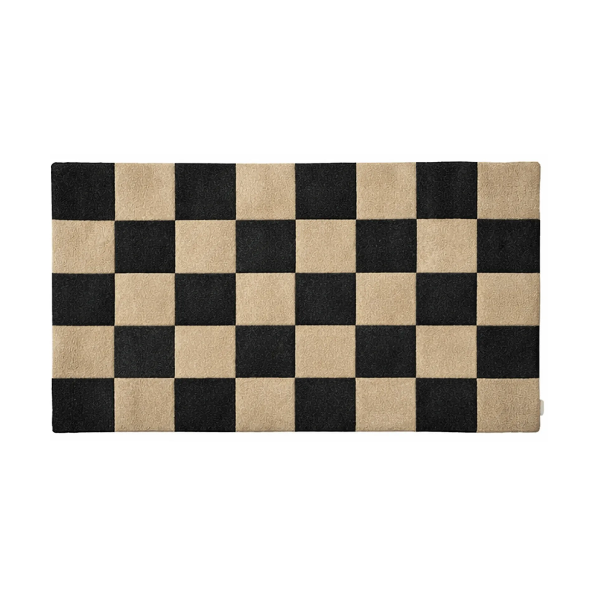 Square dørmatte, Black-natur, 85x130 cm Classic Collection