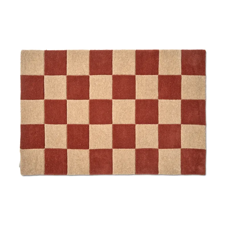 Square dørmatte - Terracotta-natur, 85x130 cm - Classic Collection