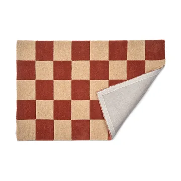 Square dørmatte - Terracotta-natur, 85x130 cm - Classic Collection