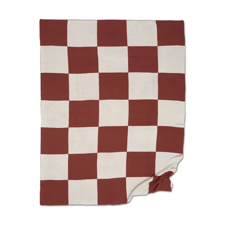 Square pledd 130x170 cm - Mørk Brown - Classic Collection