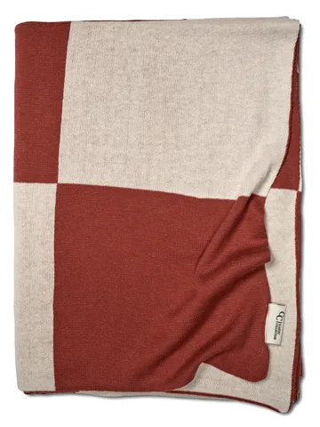 Square pledd 130x170 cm - Mørk Brown - Classic Collection