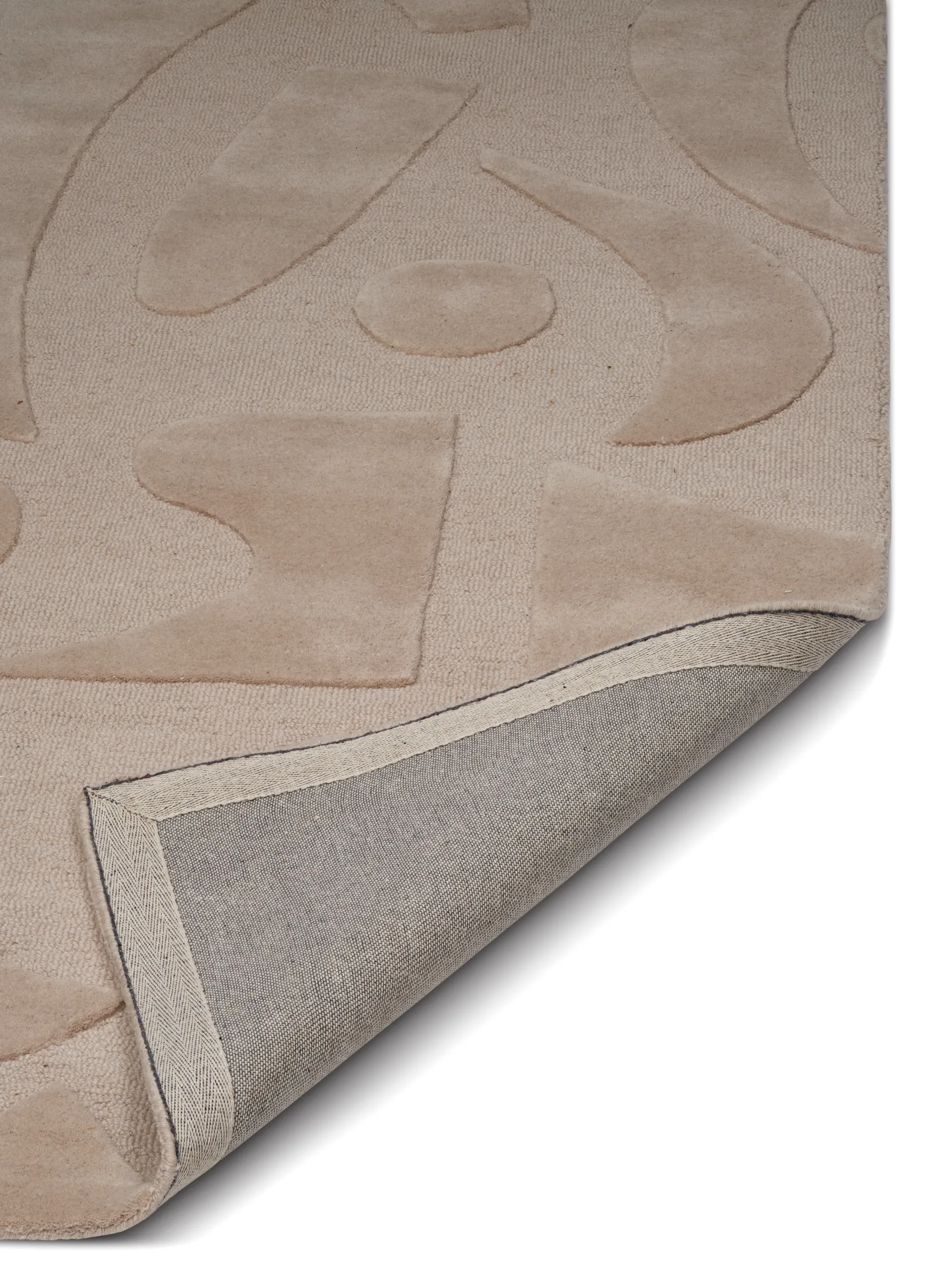 Vivid ullteppe 200x300 cm, Beige Classic Collection