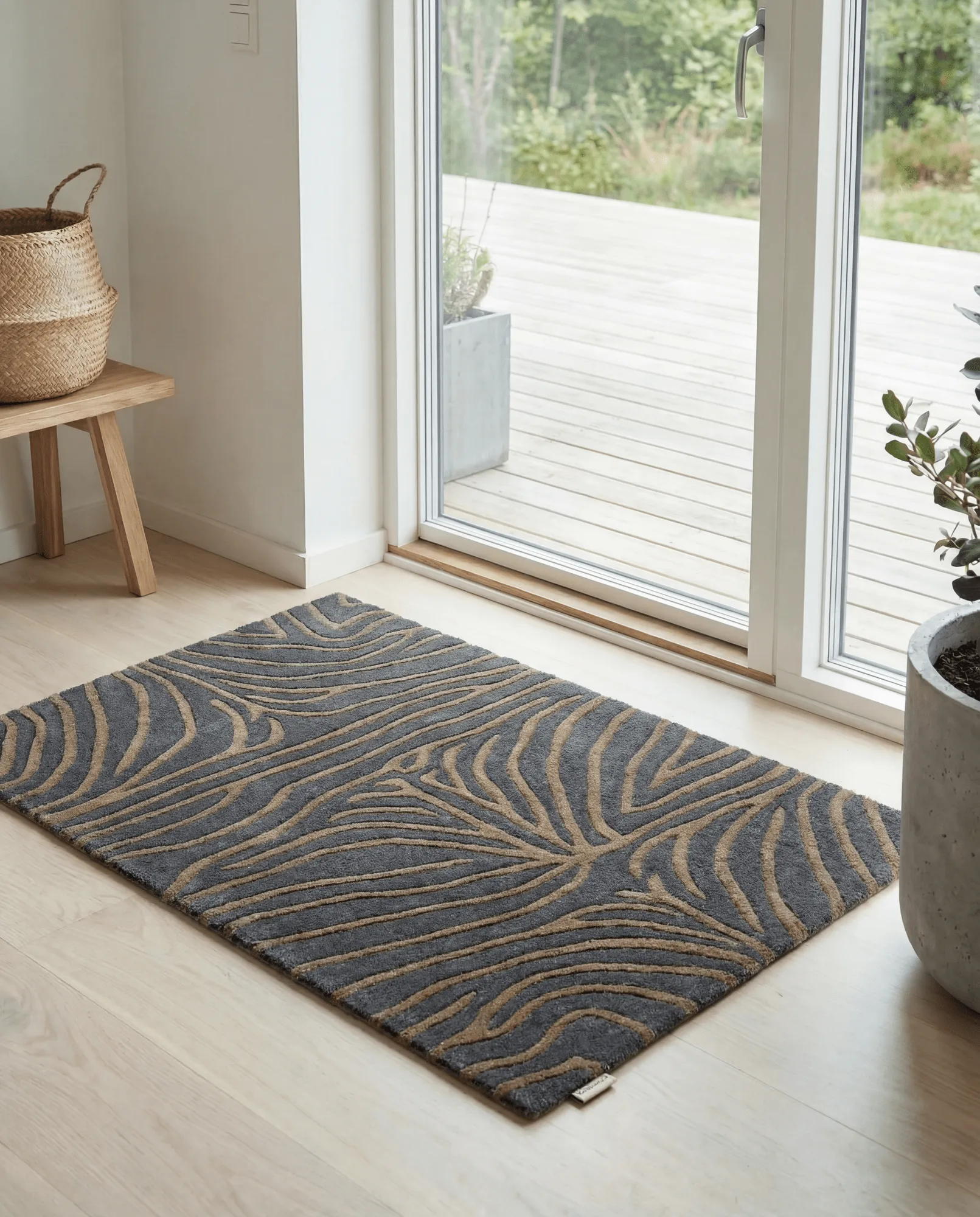 Zebra dørmatte, Horizon, 60x90 cm Classic Collection