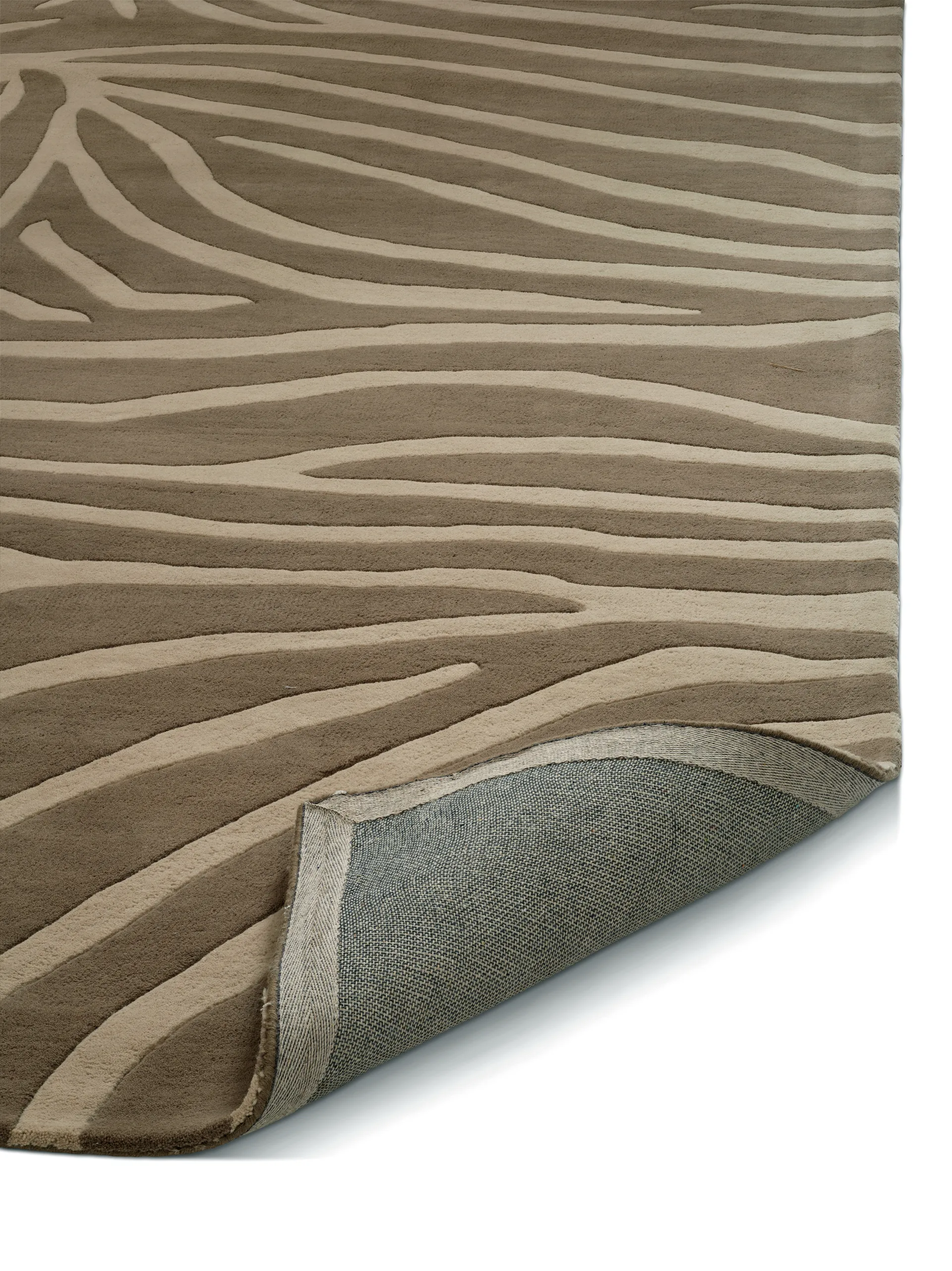 Zebra gulvteppe 250x350 cm, Brown, 250x350 cm Classic Collection