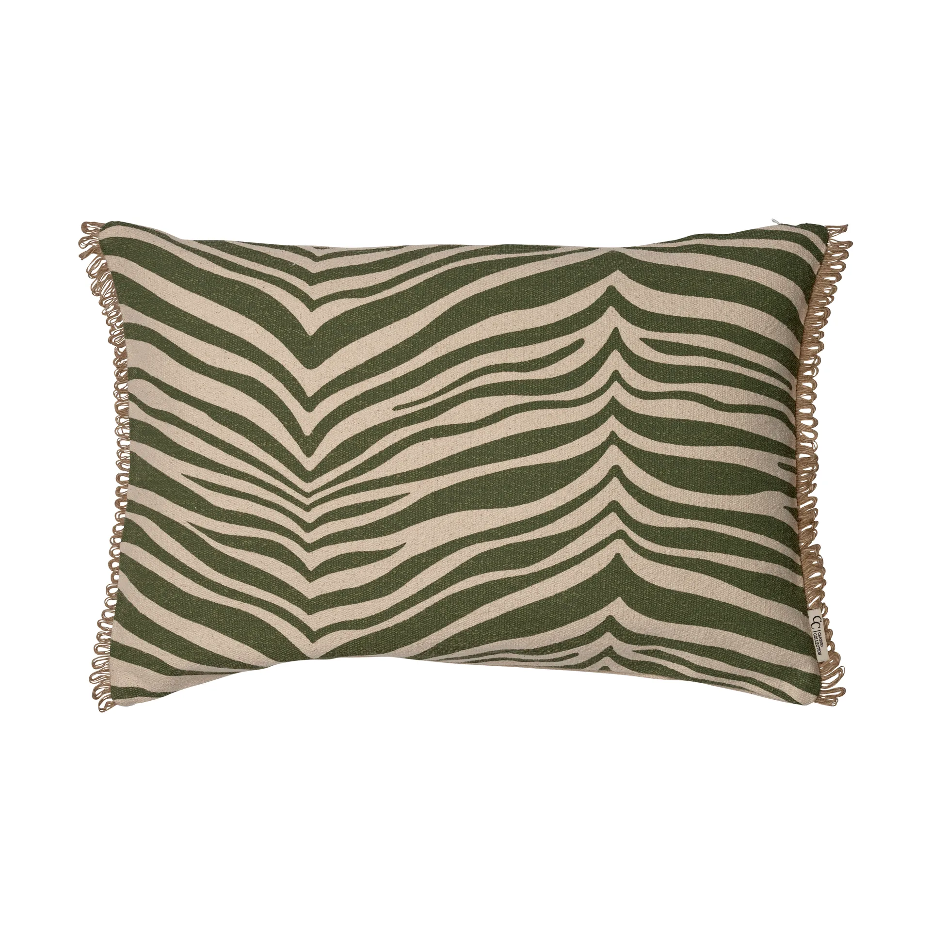 Zebra pute 40x60 cm, Grønn Classic Collection