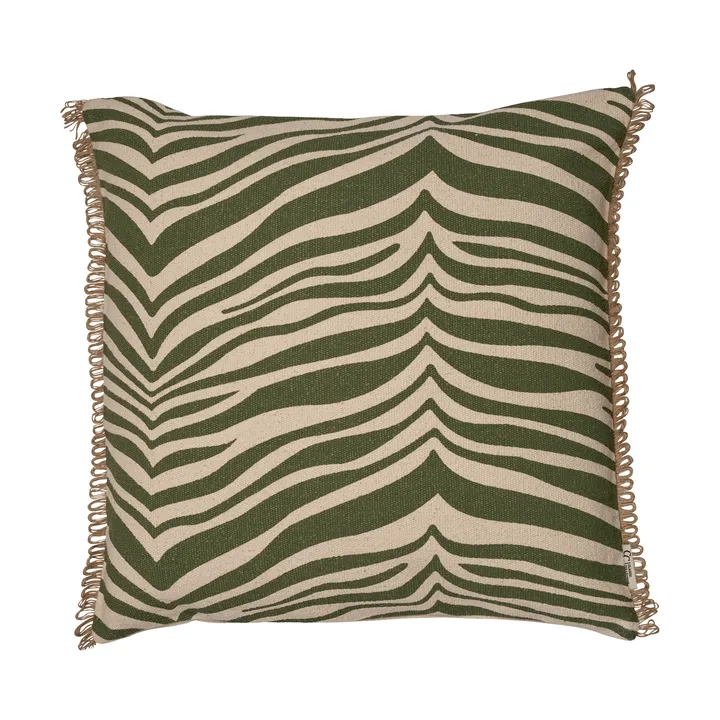 Zebra pute 50x50 cm - Grønn - Classic Collection