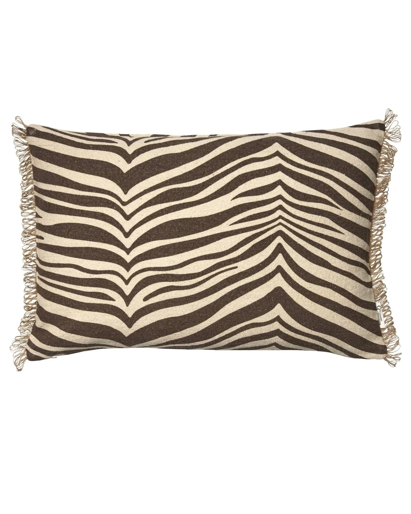 Zebra pute, Brun-natur, 40x60 cm Classic Collection