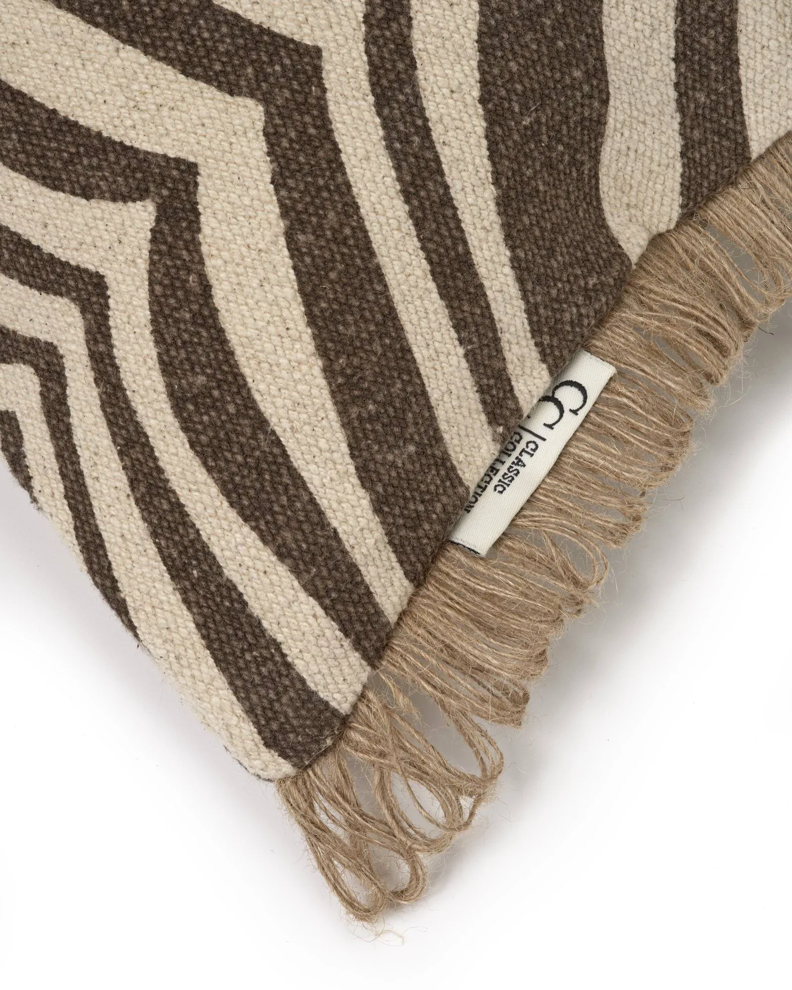 Zebra pute, Brun-natur, 40x60 cm Classic Collection
