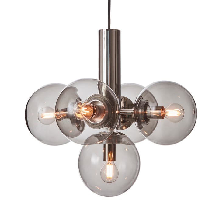 Avenue 43 taklampe - Nikkel røykfarget glass - CO Bankeryd
