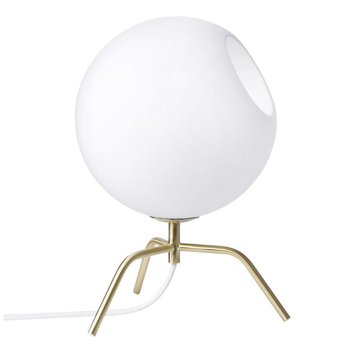 Bug bordlampe - hvit-messing - CO Bankeryd