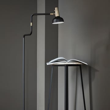 Ray gulvlampe - Sort, nikkeldetaljer - CO Bankeryd