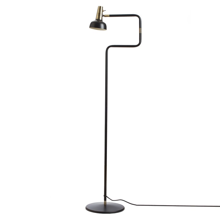 Ray gulvlampe - svart-messing - CO Bankeryd