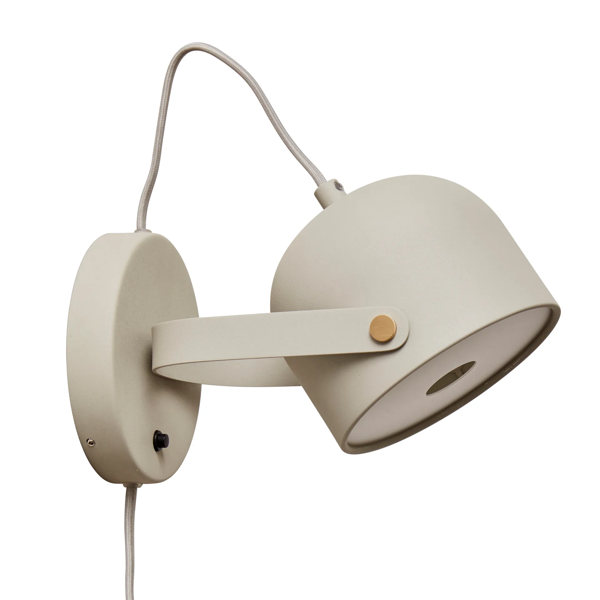 Svejk 13 vegglampe, Beige-messing CO Bankeryd