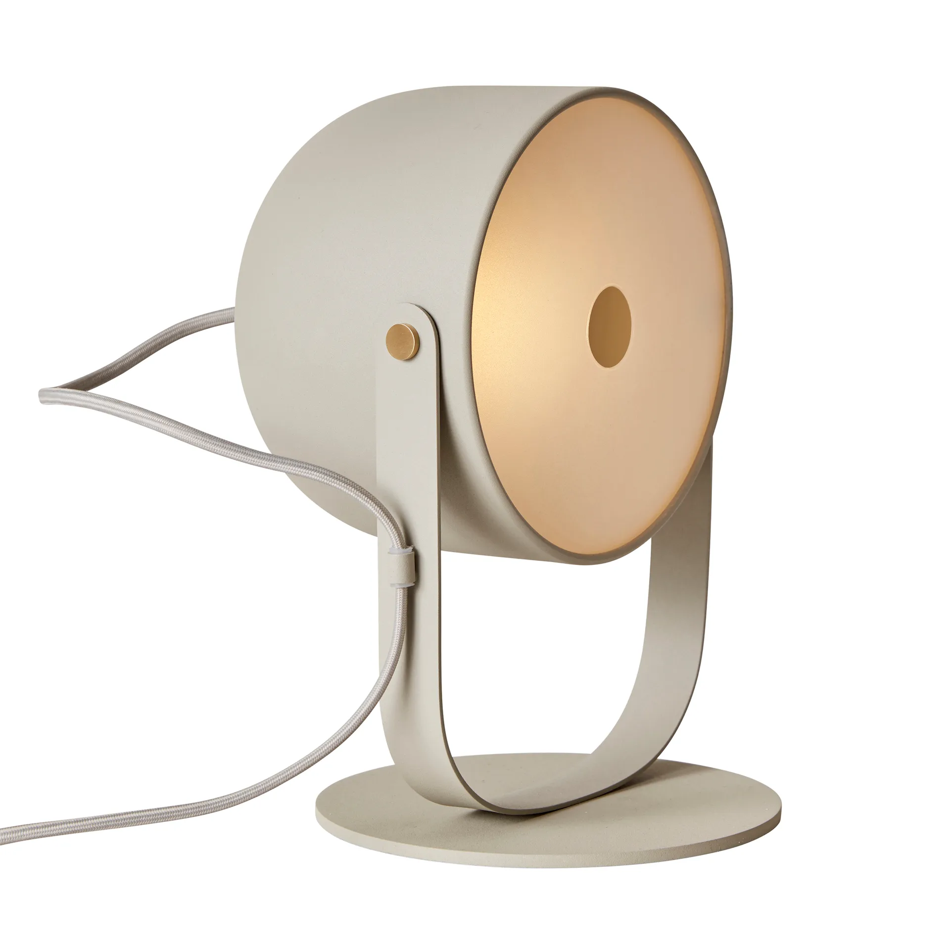Svejk 18 bordlampe, Beige-messing CO Bankeryd