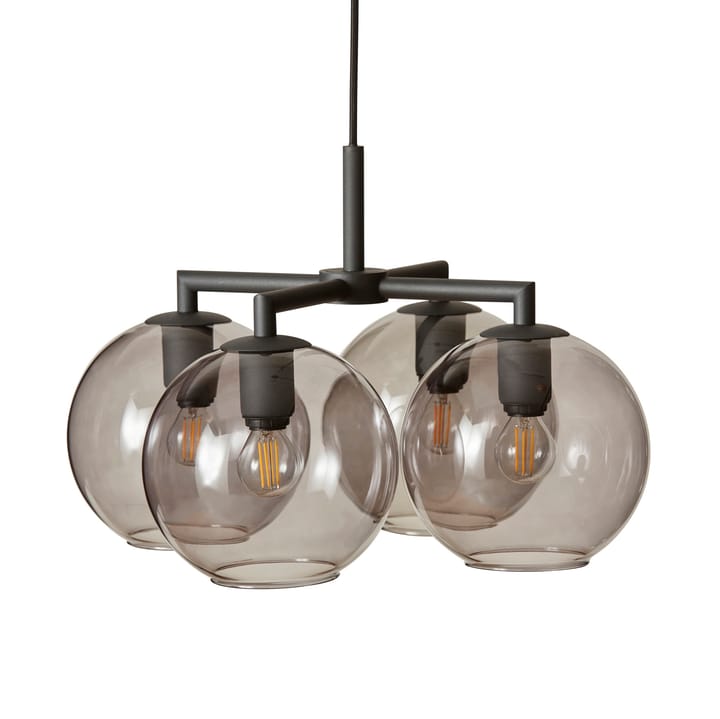 Ture pendel 30 cm - Svart-røykfarget glass - CO Bankeryd