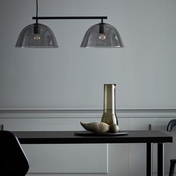 Wendo 70 taklampe røykfarget glass - Svart - CO Bankeryd