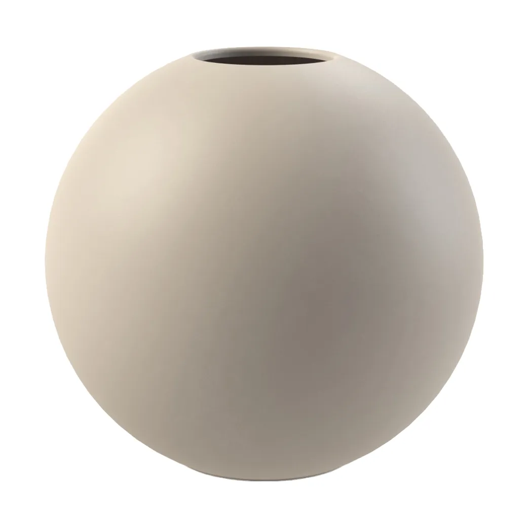 Ball vase sand, 20 cm Cooee Design