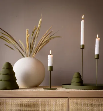 Cooee lysestake 13 cm - Olive - Cooee Design