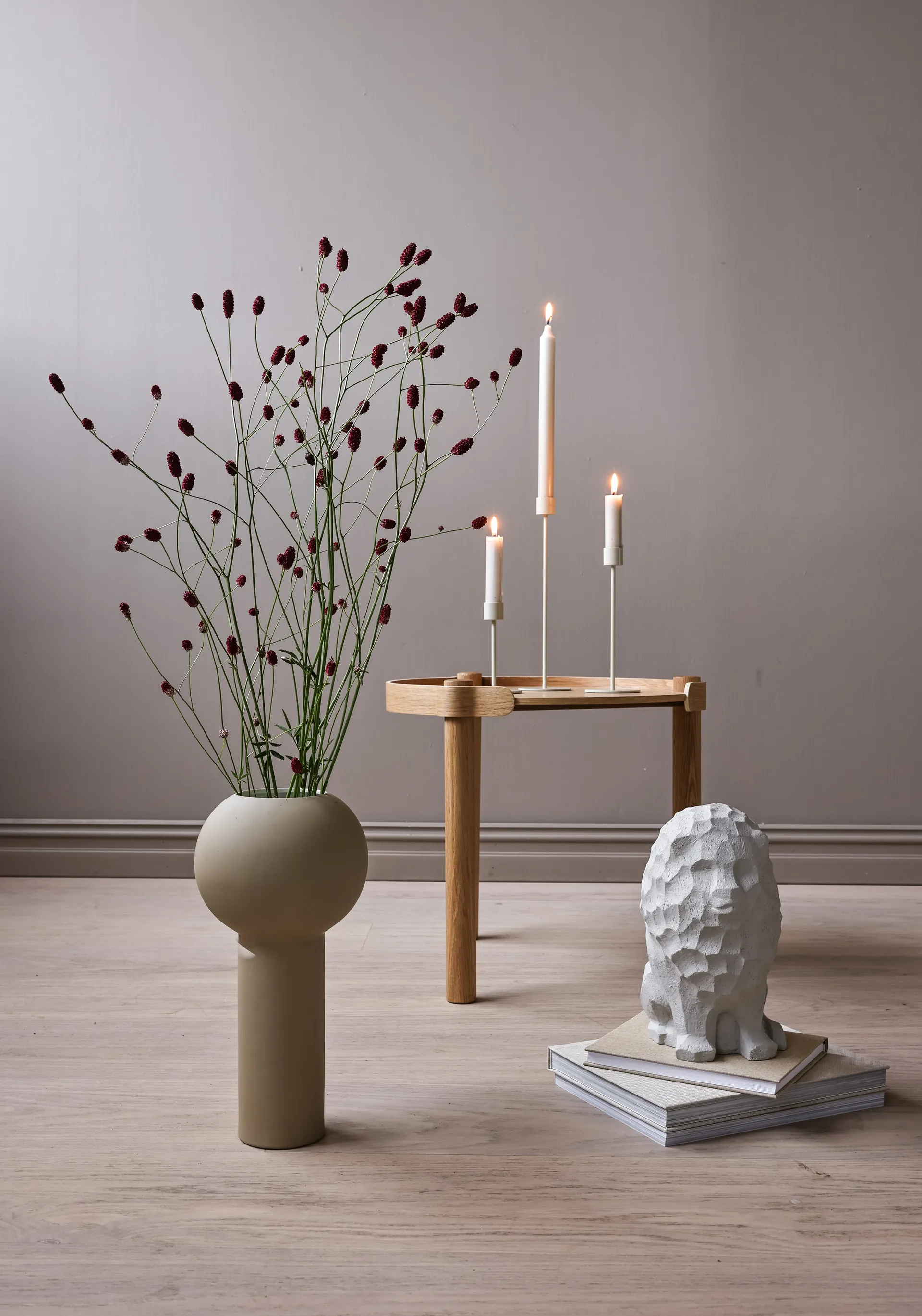 Cooee lysestake 13 cm, Sand Cooee Design