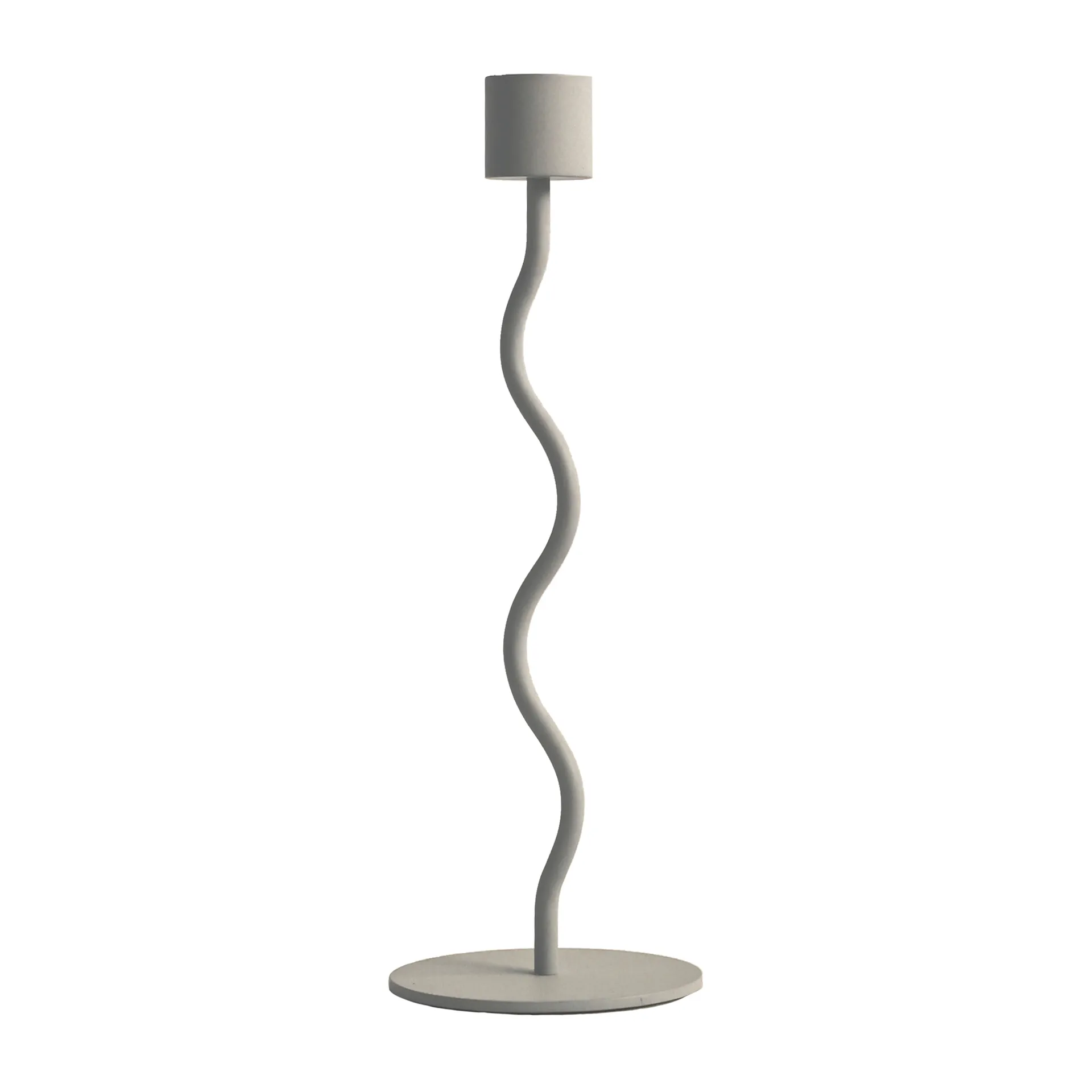 Curved lysestake 23 cm, Sand Cooee Design